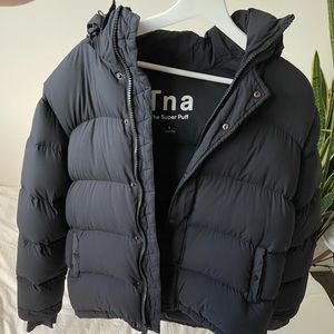 TNA Black Super Puff Jacket